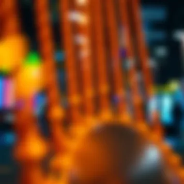 Visual representation of lottery number patterns