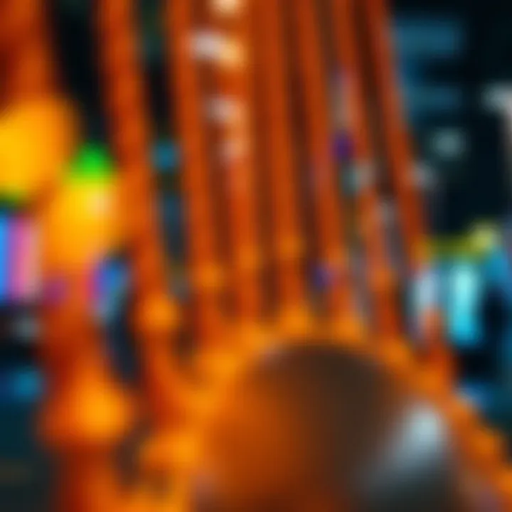 Visual representation of lottery number patterns