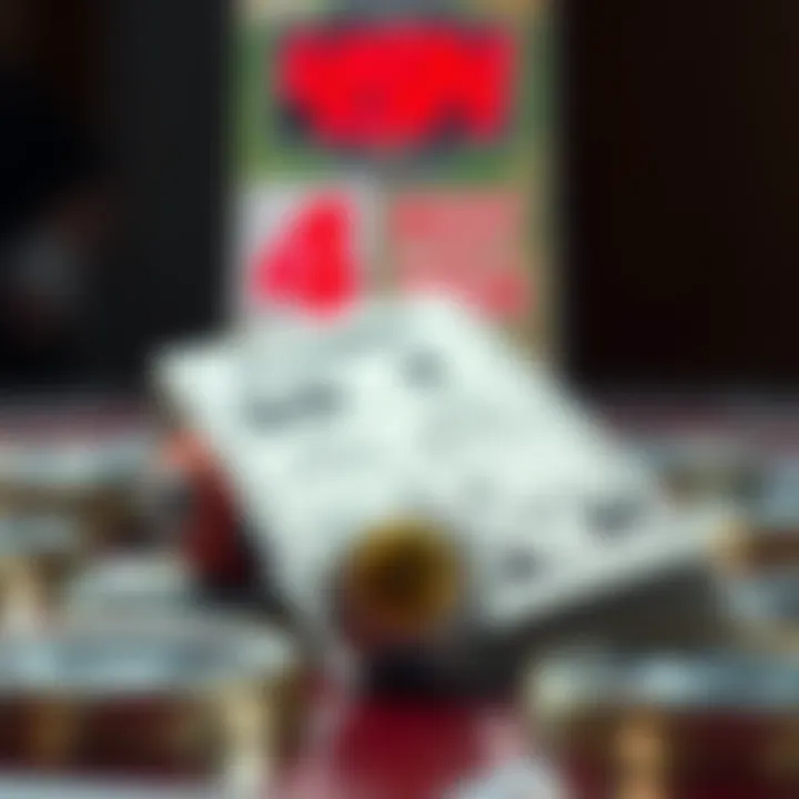 Lottery ticket and potential winnings