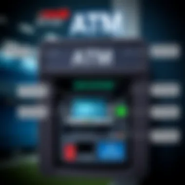 Diagram depicting ATM deposit functionalities