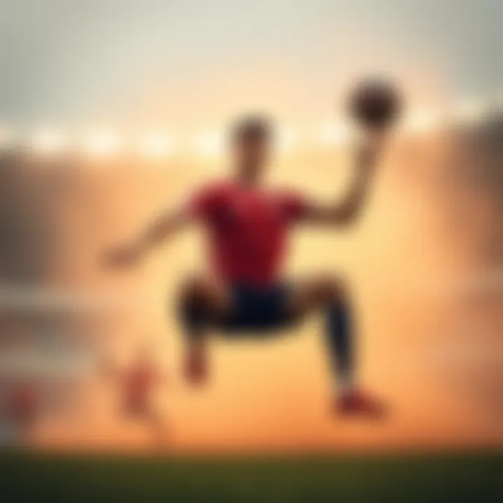 Player showcasing skills