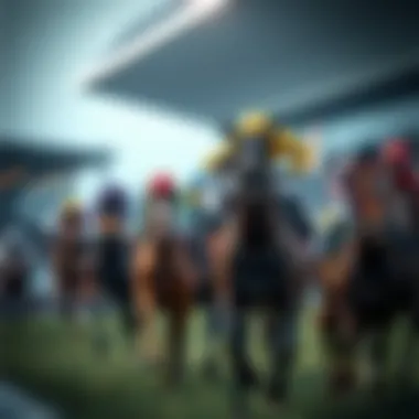 Visual representation of betting strategies derived from race card analysis