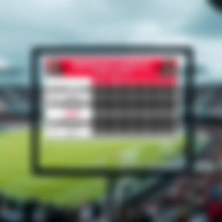 Broadcast schedule for today's matches