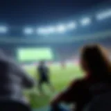 Live streaming of a football match