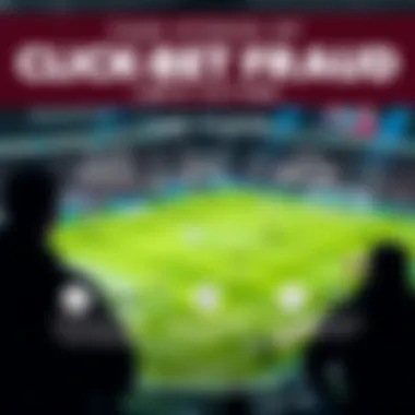 Infographic showing case studies of click bet fraud incidents