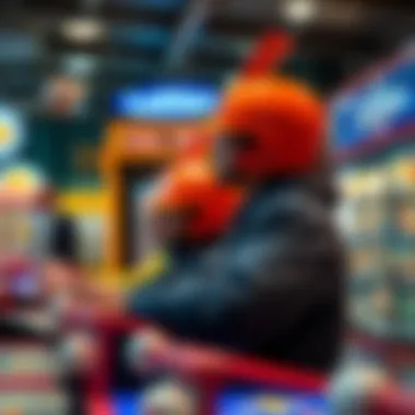 An engaging visual of lottery games