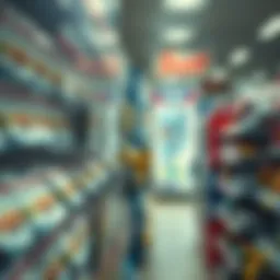 Convenience store lottery tickets displayed prominently