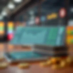 Conceptual representation of digital wallets in modern finance