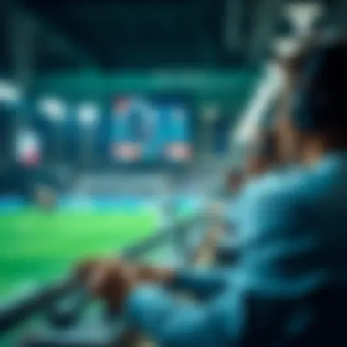 Graphical depiction of user experience in the betting environment