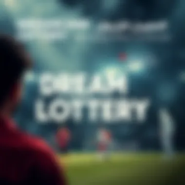 Infographic on the connection between dreams and lottery