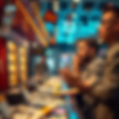 Illustration of lottery excitement and anticipation