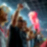 Dynamic sports event showcasing energy and enthusiasm