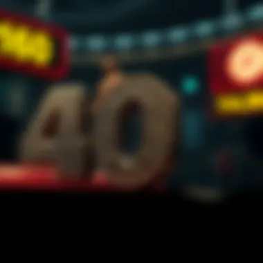 A historical timeline showcasing the evolution of lucky numbers