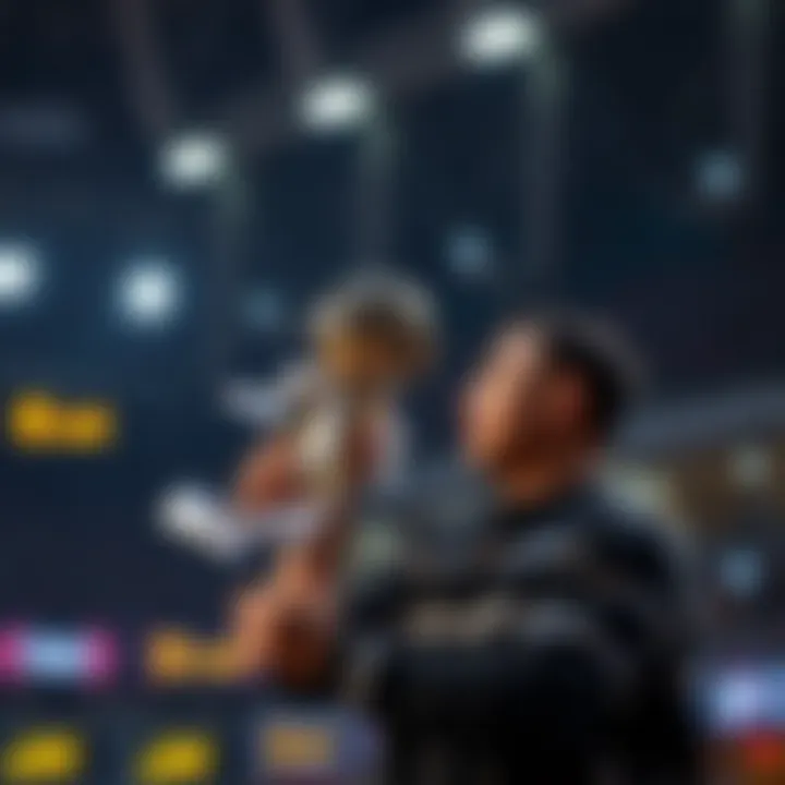 Illustration of financial management post-lottery win