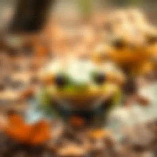 Symbolism of Luck in Frog Dreams A serene frog dreamscape symbolizing luck and fortune