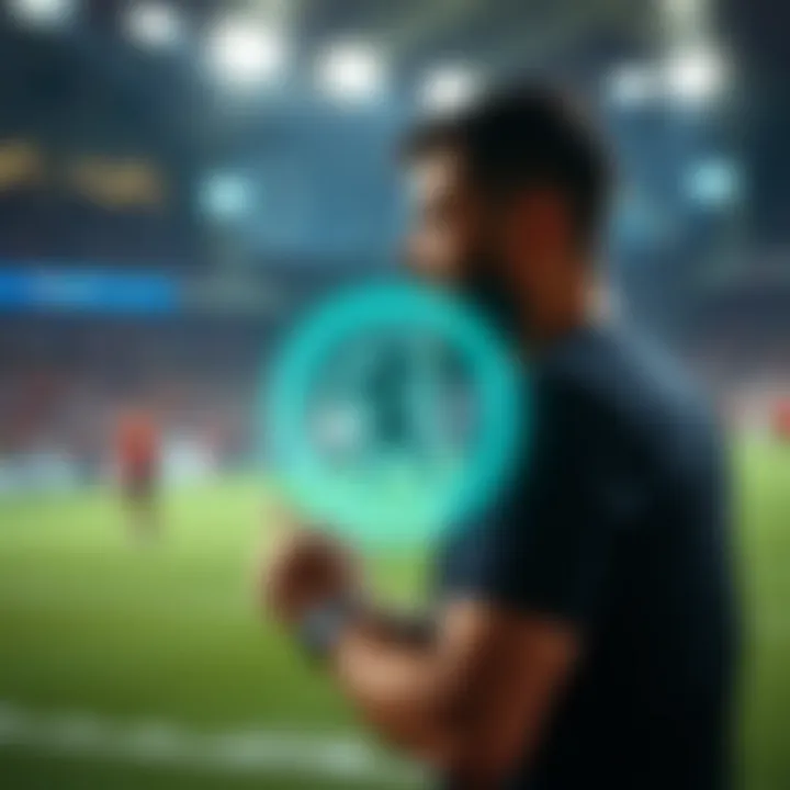 Futuristic trends in sports logo design illustrated through creative graphics