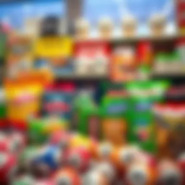 A diverse range of lottery products available for purchase.