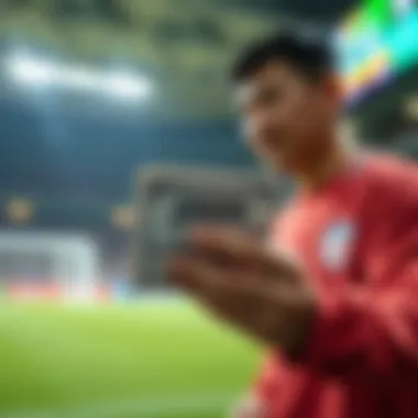 Connection Between Sports Betting and Lottery with 2000 Won Illustration of sports betting and lottery connection