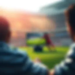 Live football match streaming experience