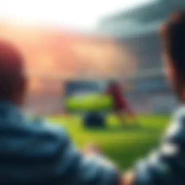 Live football match streaming experience