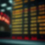 Visual representation of lottery numbers and their frequencies