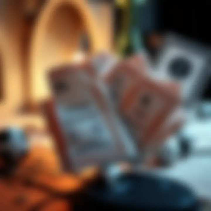 Conceptual representation of lottery tickets and dreams of winning