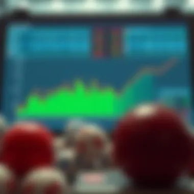 Data analysis chart for predicting lottery outcomes