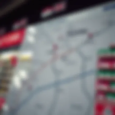 Map showing nearby lottery retailers