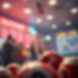 Artistic representation of lottery numbers analysis