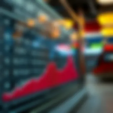 Graph showing the frequency of lottery numbers