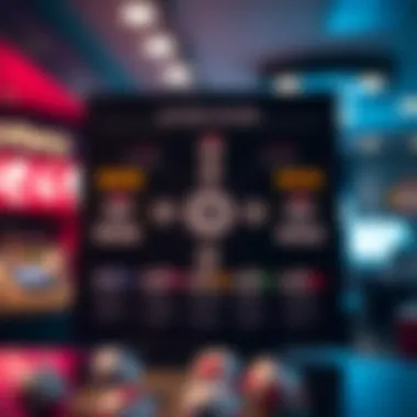 Diagram explaining the lottery system and its features