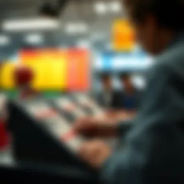 Illustration of lottery ticket selections