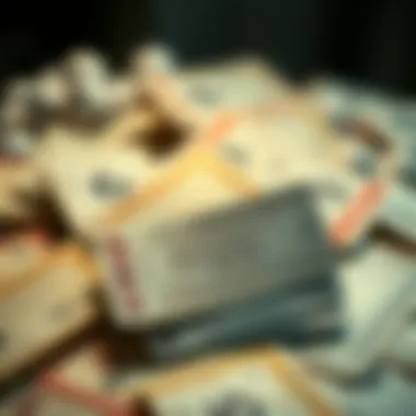 A collection of lottery tickets and dreams