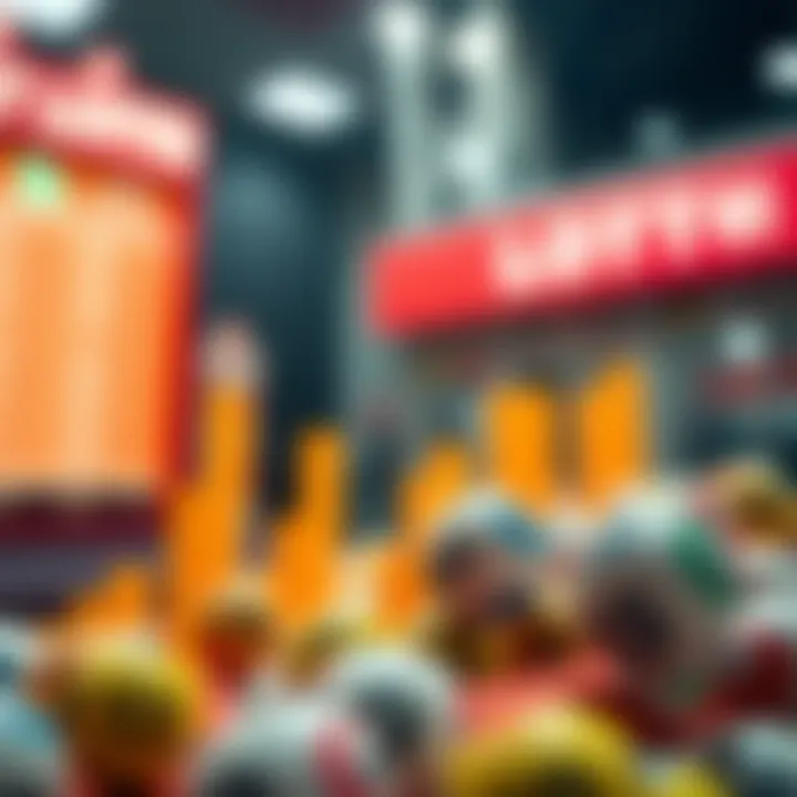 Statistical representation of lottery data