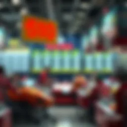 Visual representation of lottery statistics