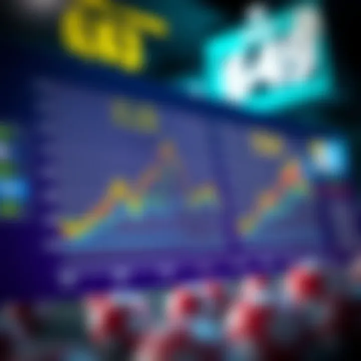 Graph illustrating patterns and trends in winning numbers