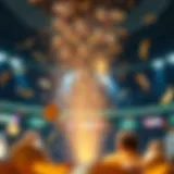 Symbolic representation of lottery excitement