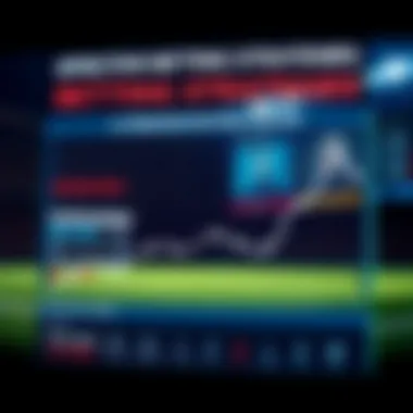 Graph showcasing betting strategies