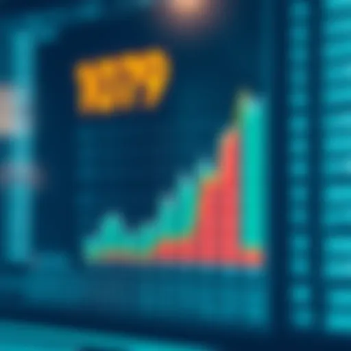 Lottery number analysis graph showcasing trends and statistics