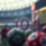 Visual representation of lotto number trends