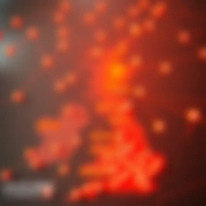 Geographic Distribution of Lotto Wins Geographic map highlighting lotto winning locations