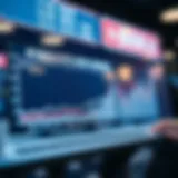 Graph illustrating lottery number trends