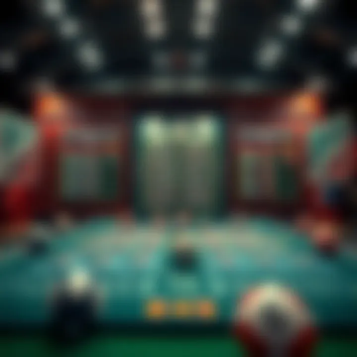 A strategic game board layout representing various Lotto strategies.