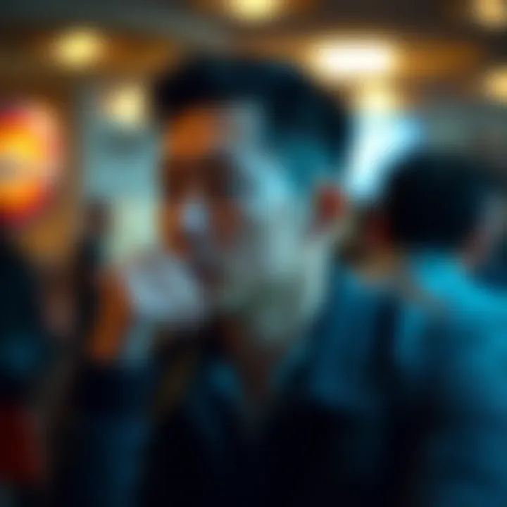 A thoughtful individual contemplating their lottery strategy with a reflective expression