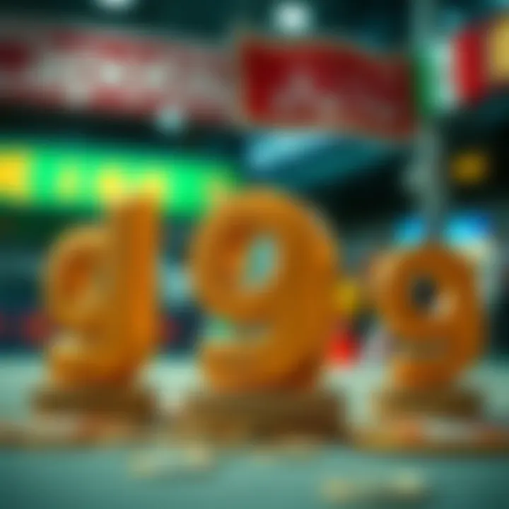 Symbolic representation of lucky numbers across cultures