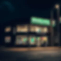 Local betting shop exterior