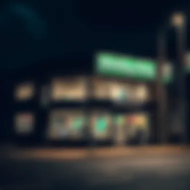 Local betting shop exterior