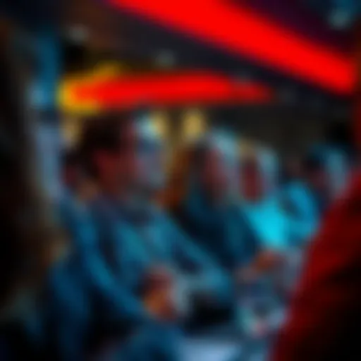 Engaging quiz event with participants actively involved