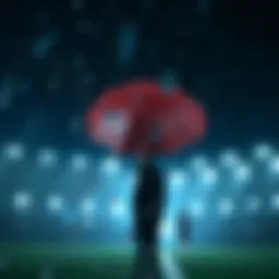 Symbolic representation of rain in dreams