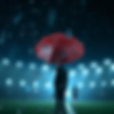 Symbolic representation of rain in dreams